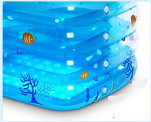 Bể Bơi 4 Tầng Cho Bé Intime Cao Cấp Cỡ Lớn + Kèm Phao Đỡ Cổ