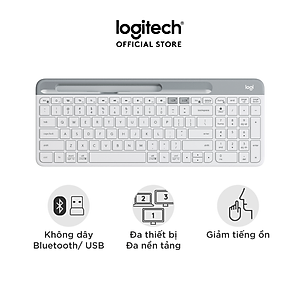 Bàn Phím Không Dây Bluetooth Logitech K580 - Hàng Chính Hãng