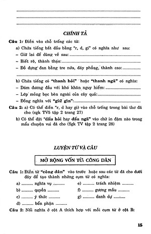 Sách Câu Hỏi Và Bài Tập Trắc Nghiệm Tiếng Việt Lớp 5 Tập 2