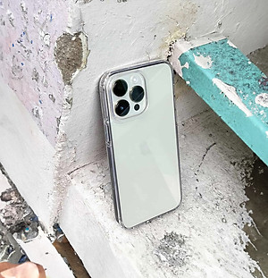 Ốp lưng giảm sốc chống va đập chống ố vàng cho iPhone 15 Pro Max / 15 Pro / 15 Plus / iP 15 hiệu X-level ICE Crystal trang bị đệm khí ẩn bốn góc, Mặt lưng PC chống ố vàng - Hàng nhập khẩu