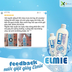 Nước giặt giày thể thao Elmie - 500ml (Hàng nội địa Nhật bản)