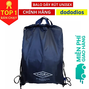 Balo dây rút unisex, Balo dây rút gấp gọn, vải dù chống thấm nước, Balo dây rút unisex, túi gấp, túi dây rút - vải dù chống thấm nước - Chính hãng dododios