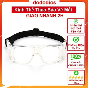 Kính Bảo Vệ Chơi Thể Thao, Bóng Rổ, Bóng Đá Chống Sương Mù, Mồ Hôi Cao Cấp - Có Thể Lắp Mắt Kính Cận - Hãng dododios