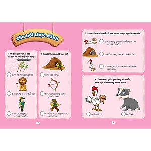 Sách - Truyện Ngụ Ngôn Và Câu Hỏi Thực Hành Ý Nghĩa - 95 Câu Chuyện Ngụ Ngôn Ý Nghĩa - 63 Câu Hỏi Thực Hành - Tập 2