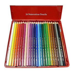 Faber-Castell-Chì Màu Nước Rl Ws Parrot-24 Màu Dài (Hộp Thiếc)
