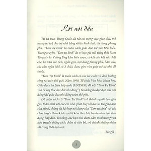 Sách Tam Tự Kinh Và Những Câu Chuyện Tham Khảo