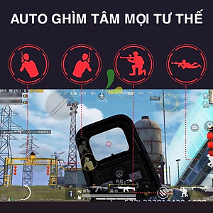 Bộ chuyển đổi chơi game Meiying M24 - Thiết bị hỗ trợ phím chuột ghìm tâm Ai kết nối điện thoại cực mướt - Hàng nhập khẩu