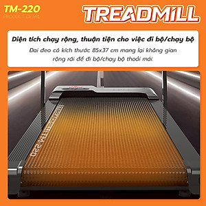 BG Máy Chạy Bộ Gập Gọn Có Điều Khiển Từ Xa,Có Tay Vịn TM-220A Chống Rung,Chống Ồn
