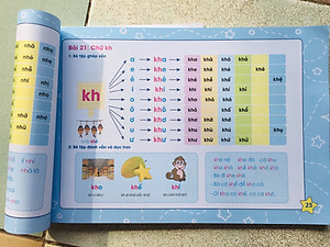 Sách- Tập đánh vần Tiếng Việt dành cho trẻ 4-6 tuổi phát triển tư duy Ngôn Ngữ (Phiên bản trí tuệ Thông Minh mới 2025)