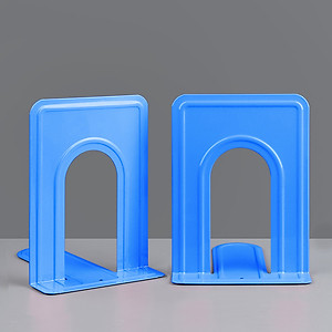 Combo 2 Giá Chặn Sách Kim Loại Để Bàn Bằng Tâm Thép Dày Đặc Có Đường Gân Chịu Lực Legaxi