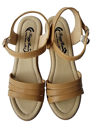 Giày Sandal Đế Xuồng Nữ Da Bò BIGGBEN Cao Cấp SDX28