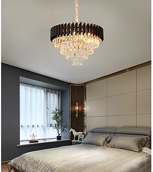 Đèn chùm pha lê MOGA trang trí nội thất hiện đại sang trọng