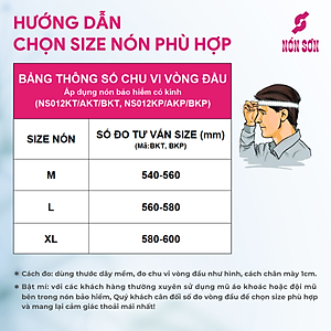 Mũ bảo hiểm có kính NÓN SƠN chính hãng BKP-TR083