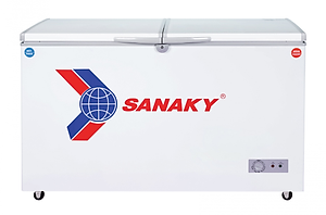 Tủ Đông Sanaky VH-405W2 2 Ngăn 2 Cánh Dàn Lạnh Nhôm (280L) - Hàng Chính Hãng