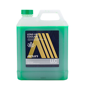 Nước Làm Mát Động Cơ Màu Xanh Lá AISIN Long Life Coolant 20% 4 Lít LCPM20A4LG - Nhập Khẩu Chính Hãng