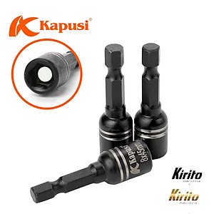 VỈ 10 Đầu từ bắt vít bắn tôn cao cấp chất liệu S2 kích cỡ 8mm Kapusi Japan