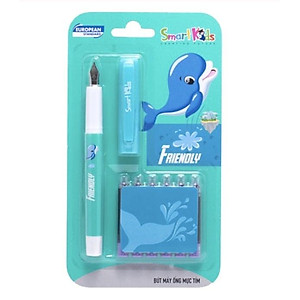 Bút máy và 6 ống mực Smartkids SK-CFP004(1 vỹ). Dành cho học sinh cấp 1, tiện dụng, dễ sử dụng