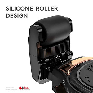 Giá Đỡ điện thoại Kiêm Sạc Không Dây trên ô tô, xe hơi Hoco S1, Trượt con lăn silicone không làm tổn thương điện thoạiNút để điều chỉnh chiều rộng kẹp.Đầu vào: 5V / 2A, 9V / 2A., Đầu ra: 5W / 7.5W / 10W, Hàng nhập khẩu 