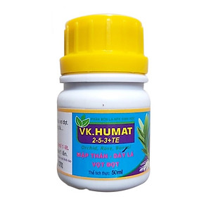 Phân bón lá sinh học VK. HUMAT chuyên hoa Lan - hoa Hồng và hoa cảnh giúp Mập thân - Dày lá - Bung đọt