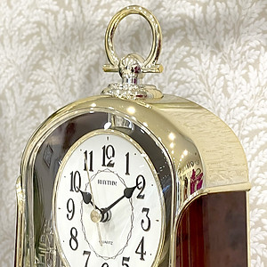 Đồng Hồ Để Bàn Rhythm 4SG713WS23 - Nâu (18.1 x 29.3 x 12.3 cm)