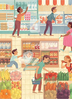 Sách Bóc Dán Thông Minh - Luyện Tay Thật Khéo, Luyện Mắt Thật Tinh - Thế Giới Quanh Em