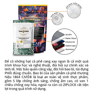 454g Cà Phê Bột Culi Tinh Khiết Pha Phin Gu Việt – 1864 CAFÉ