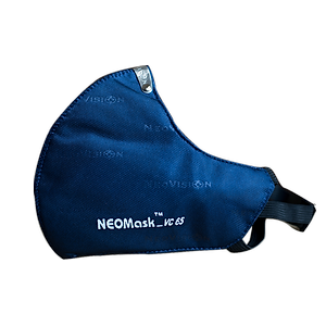Khẩu trang than hoạt tính NeoVision - NeoMask VC65 ( chuẩn N95 ) Chống bụi siêu mịn PM2.5, lọc khuẩn BFE 95% (Được cấp bởi Nelson Lab), kháng khuẩn, chống giọt bắn có thể giặt tái sử dụng nhiều lần- Xanh đậm