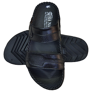 Dép Nam Quai Ngang HÀ NAM Da Bò Thật Cao Cấp DNA2083