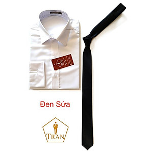 Ca Vat, Caravat, Cà Vạt, Cravat Đen Nam Bản Nhỏ 5Cm Dây Kéo Thắt Sẵn