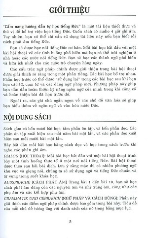 Sách Cẩm Nang Hướng Dẫn Tự Học Tiếng Đức Trình Độ Sơ Cấp - Trung Cấp