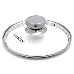 Nồi Inox 430 Fivestar Standard 3 Đáy Nắp Kính- Nồi Luộc Gà Cao Cấp Đủ Các Kích Thước( 16/18/20/24/26/28/30/32cm)- Dùng Được Các Loại Bếp- Hàng Chính Hãng