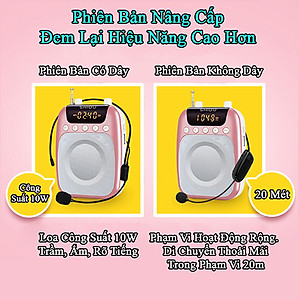 Máy trợ giảng không dây SHIDU kết nối bằng tần số cao cấp, mic trợ giảng cho giáo viên và hướng dẫn viên du lịch, loa trợ giảng cài áo tiện lợi, Hàng nhập khẩu