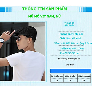 Mũ Lưỡi Trai Kaki Nam Nữ US ARMY U833, Kiểu Dáng Nón Beret 2 Lớp Thời Trang Cao Cấp- HÀNG CHÍNH HÃNG