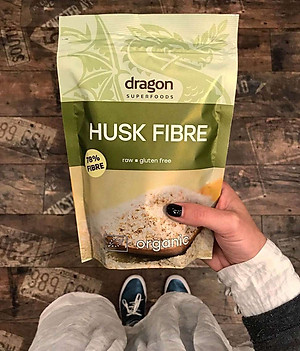 Vỏ hạt mã đề (Psyllium husk) hữu cơ 150gr - Dragon Superfoods