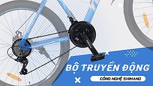 Xe đạp Tekko thể thao R250 cỡ 26 inch - Phù hợp với người cao từ 1m45 trở lên