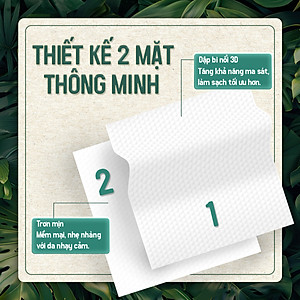 Khăn vải khô đa năng LAMY dạng túi rút 200 tờ không mùi không cồn không paraben