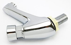 Vòi Lavabo hơi | chỉ lạnh tự động ngắt Yamato  (nút bấm bật lên từ từ dừng xả nước) kèm dây cấp nước