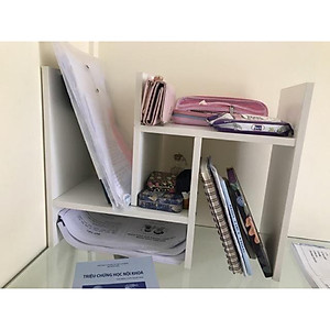 Kệ sách để bàn  Kệ gỗ như hình tiện dung