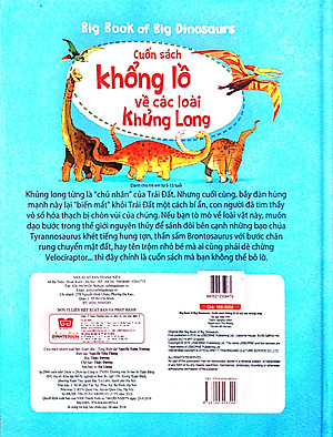 Sách Tương Tác - Big Book - Cuốn Sách Khổng Lồ Về Các Loài Khủng Long (Tái Bản 2018)