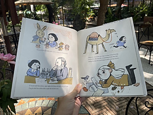 (Bìa cứng in màu) KAFKA VÀ CÔ BÉ BÚP BÊ  - Larissa Theule  - Minh họa: Rebecca Green - Trần Quân dịch - Crabit Kidbooks 