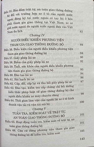 Luật Trật Tự, An Toàn Giao Thông Đường Bộ Năm 2024