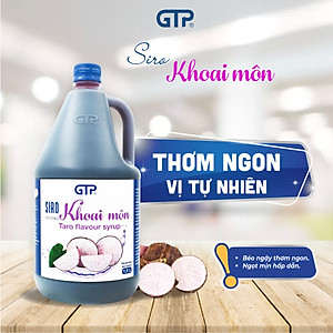 Siro Khoai môn GTP - Chuyên dùng pha chế: Trà sữa, Trà trái cây, Cocktail, Mocktail…