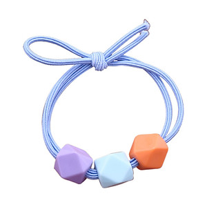 Dây buộc tóc nữ hạt màu [Set 5 dây] NASI dễ thương phong cách hàn quốc thun cột tóc nữ co giãn tốt phụ kiện tóc