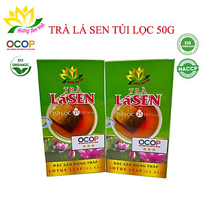 Trà Lá Sen Túi Lọc (Sấy Lạnh) Hương Sen Việt (2g x 25 Túi)