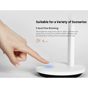  ĐÈN HỌC / ĐÈN BÀN LED YEELIGHT Z1 PRO YLTD14YL - PIN 2500MAH TÍCH ĐIỆN ĐẾN 40 TIẾNG – HÀNG CHÍNH HÃNG - BẢN QUỐC TẾ