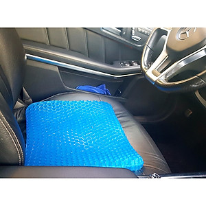 Đệm/ Nệm Ngồi 2 Lớp 3D Silicon Cao Cấp Thoáng kKhí Ghế Văn Phòng Chống Đau Mỏi - Cấu Trúc Tổ Ong 3D Tặng Kèm Vỏ Theo