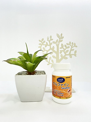 Viên hạ mỡ máu Sarafine Nhật Bản - Lọ 80 viên