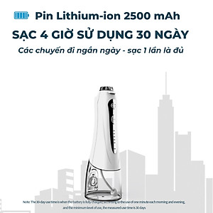 Tăm nước cầm tay H2ofloss HF-9P. Phiên bản thế hệ thứ 5