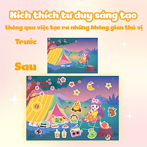 Combo 5 Cuốn Công chúa Cherry - Sách bóc dán sticker cho bé gái