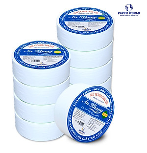 Combo 10 cuộn giấy vệ sinh lớn An Khang AKC500 hai lớp loại 500gr
